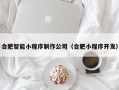 合肥智能小程序制作公司（合肥小程序开发）