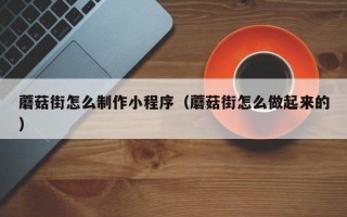 蘑菇街怎么制作小程序（蘑菇街怎么做起来的）